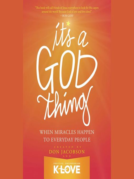 Title details for It's a God Thing by Don Jacobson - Available